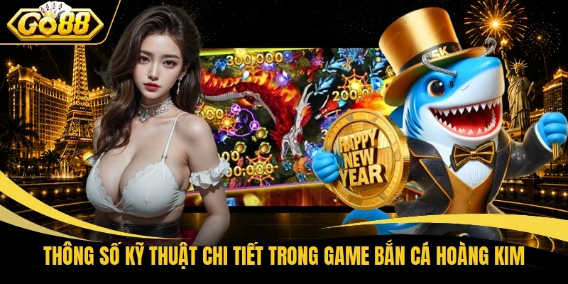 Thông số kỹ thuật chi tiết trong game bắn cá Hoàng kim