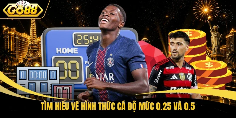 Tìm hiểu về hình thức cá độ mức 0.25 và 0.5